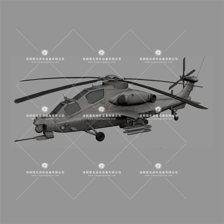 呼玛武装直升机3D模型